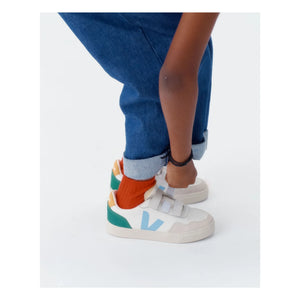 Veja - Scratch Sneakers Small V-90 Deri O.T. | Yeşil