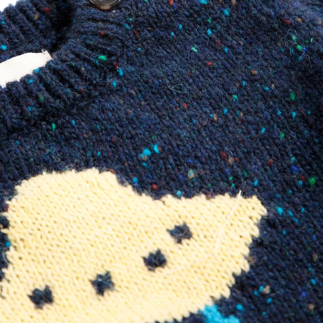 Bobo Choses - Baby Wool Saucer Kazak | Lacivert