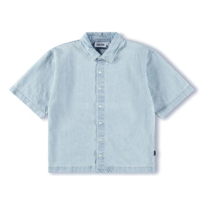 Molo - Denim Richie organik pamuk gömlek | Kot mavisi