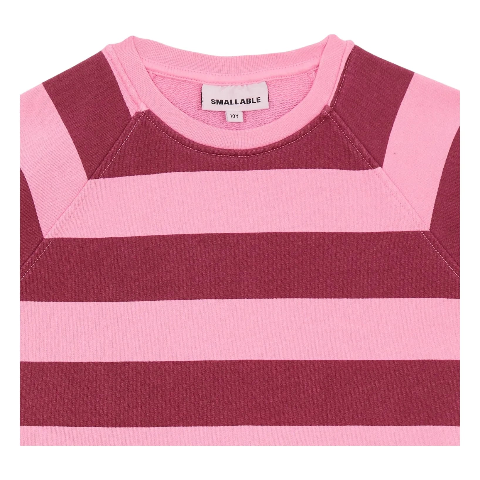 Smallable Kid - Azalea Çizgili Tişört Elbise | Candy pink