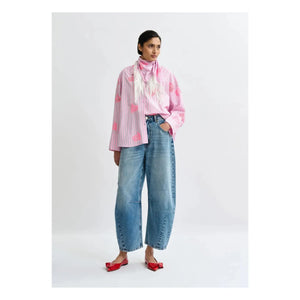Essentiel Antwerp - Jalinki Nakışlı Gömlek | Pembe