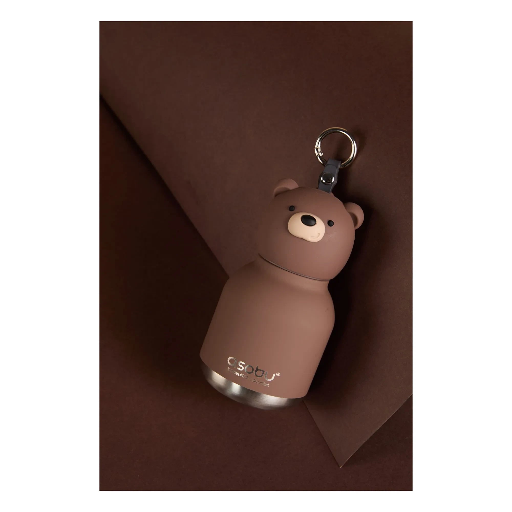 Asobu - Brown Bear paslanmaz çelik mini matara | Brown