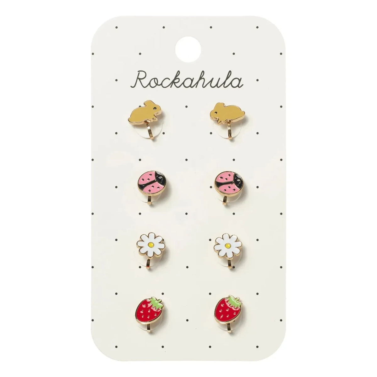 Rockahula Kids - Çıtçıtlı Küpeler Bahçe | Altın