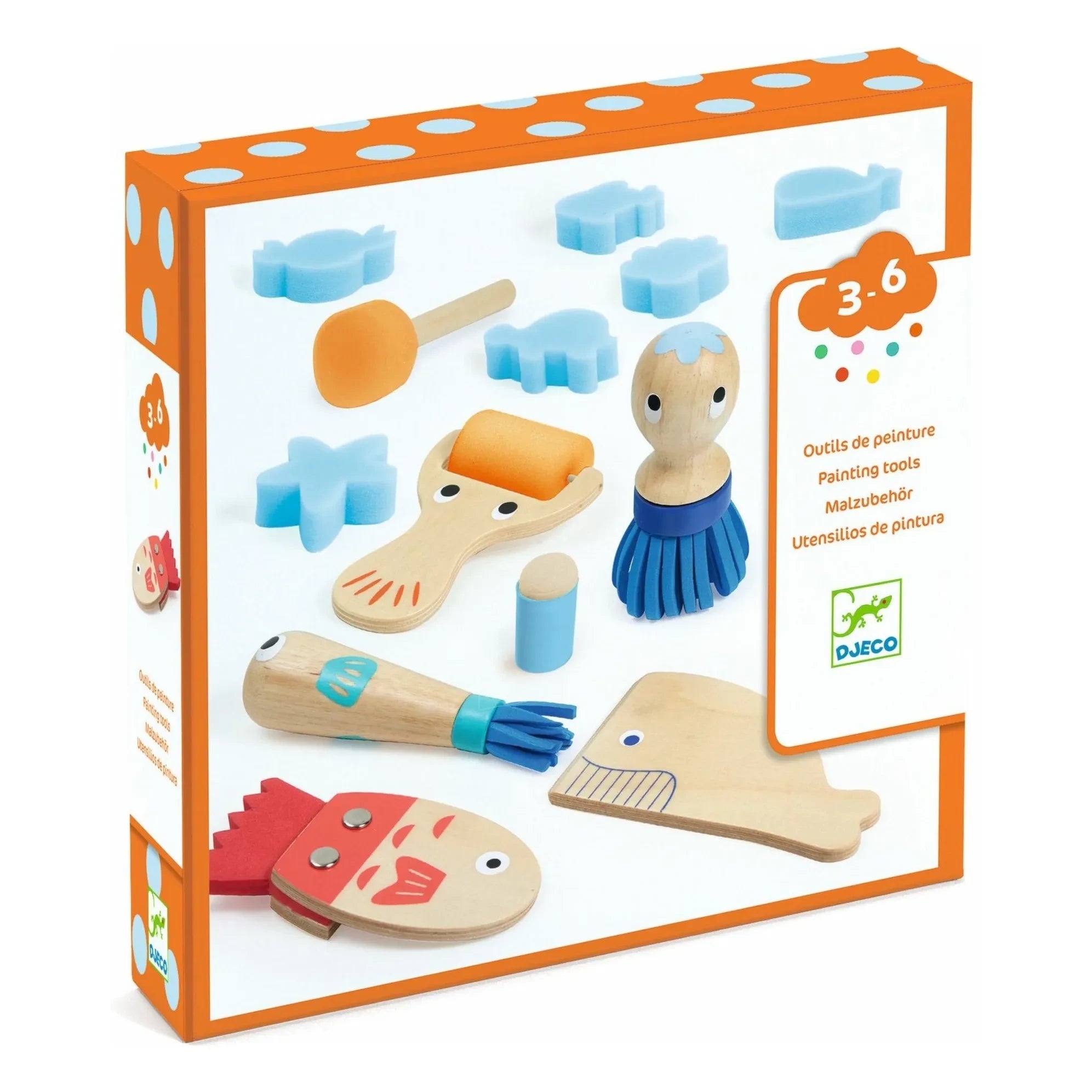 Djeco - Boya araç seti