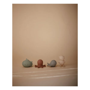 Mushie - Sealife banyo oyuncakları - 4'lü set