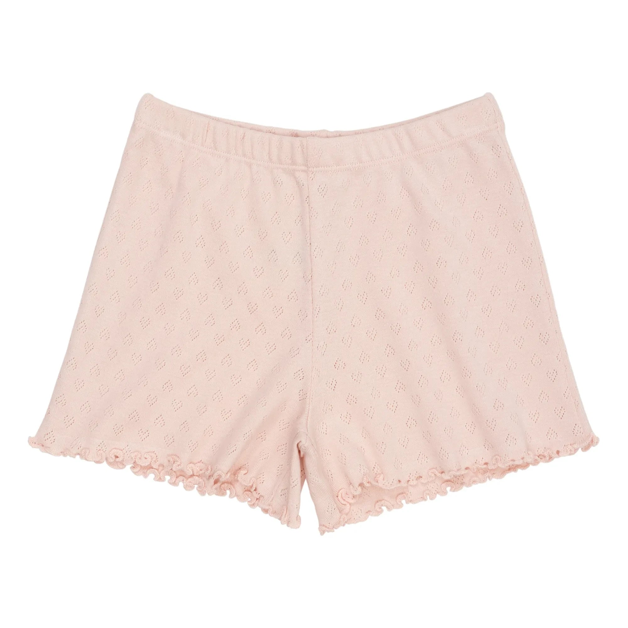 Copenhagen Colors - Pointelle Organik Pamuklu Şort | Açık Pembe