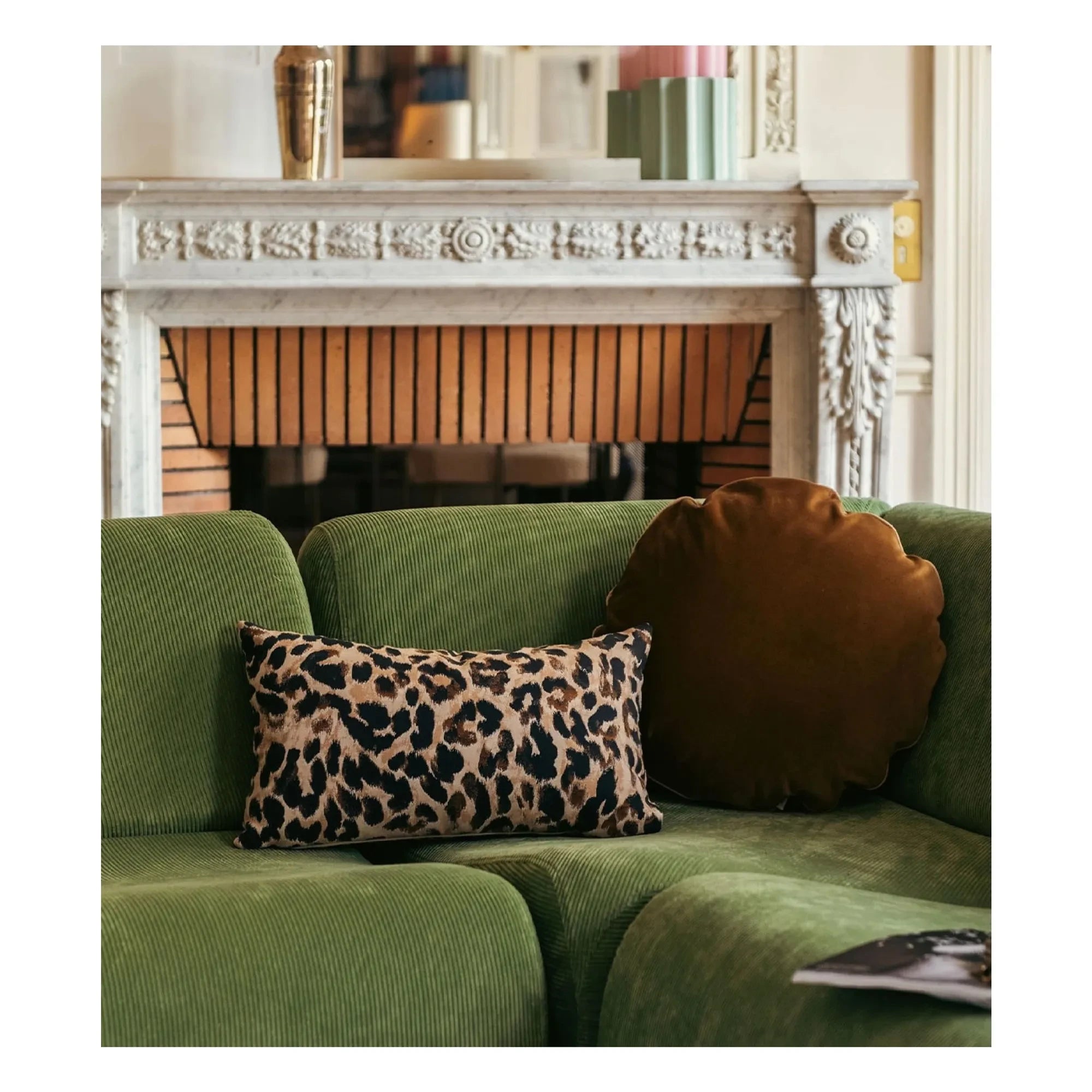 The Socialite Family - Carino jakarlı dikdörtgen yastık | Leopard