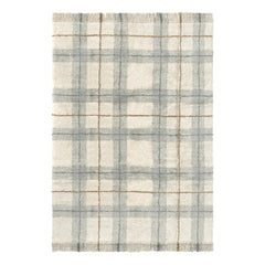 Lorena Canals - Tartan halı | Buz Mavisi