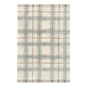 Lorena Canals - Tartan halı | Buz Mavisi