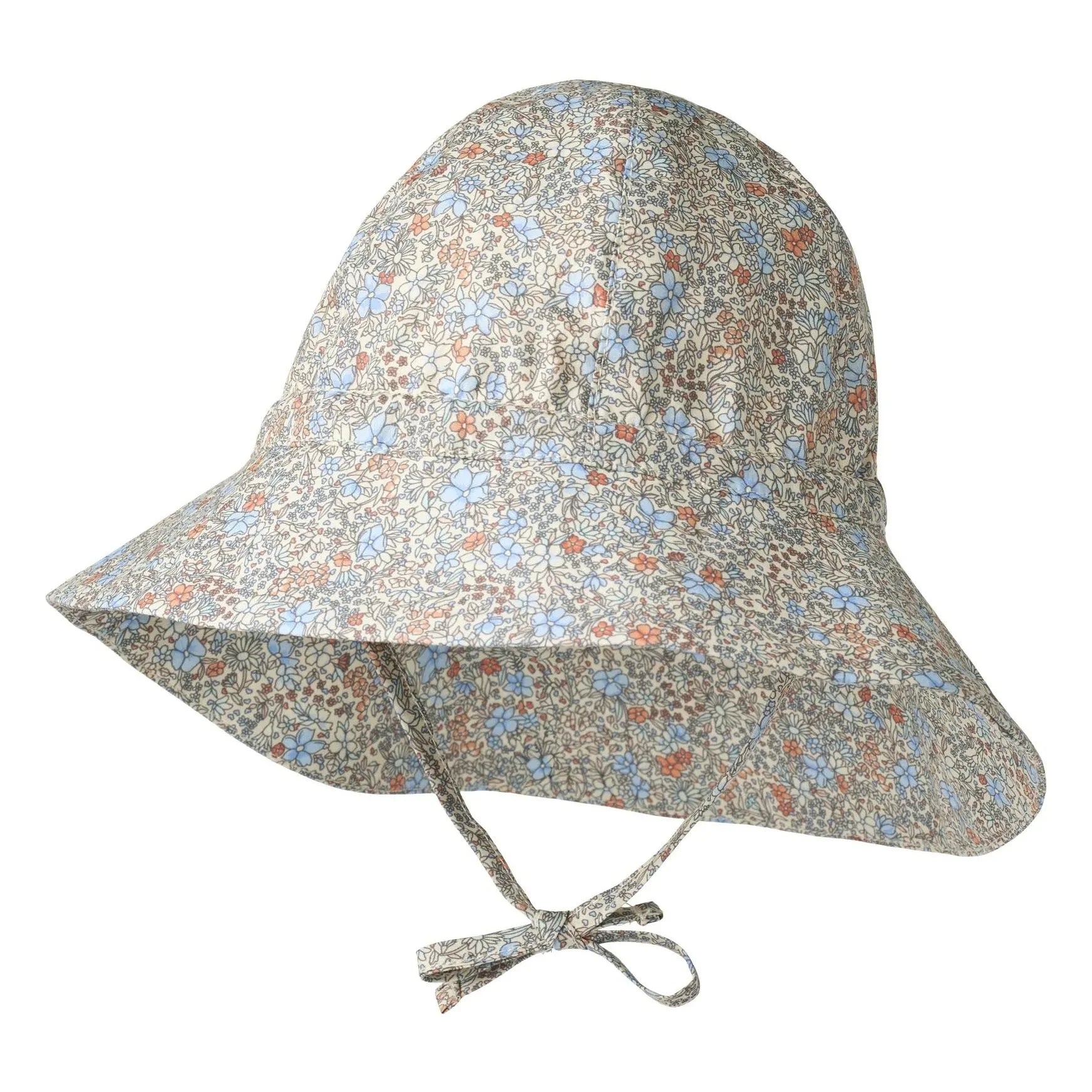 Wheat - Chloe Fleuri Organik Pamuk Şapka | Açık mavi