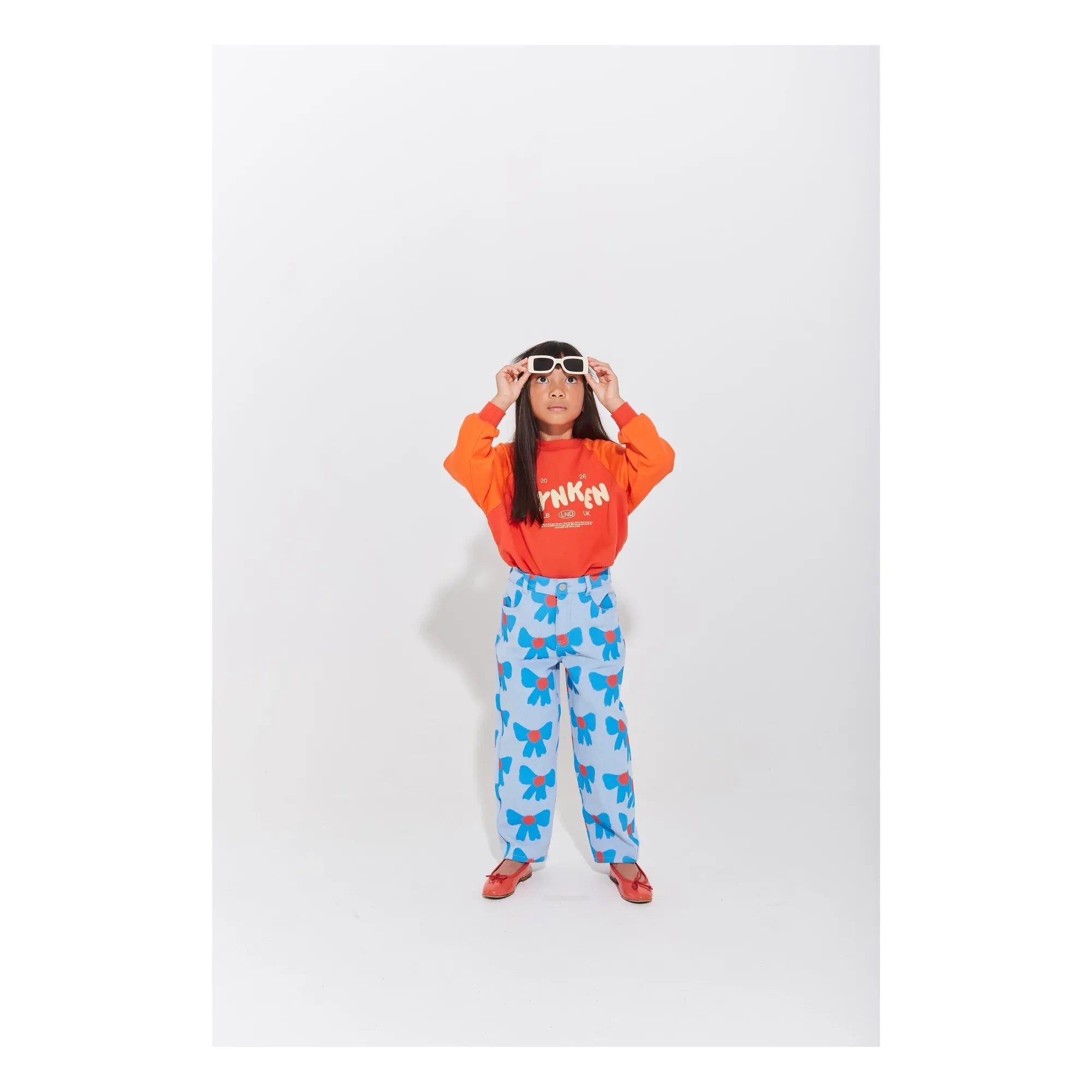 Wynken - Wynken organik pamuk sweatshirt | Turuncu