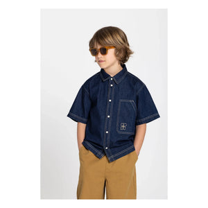 Hundred Pieces - Wayne Denim Gömlek | Koyu Mavi