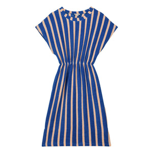 We Are Kids - April Çizgili Organik Pamuklu Havlu Elbise | Mavi