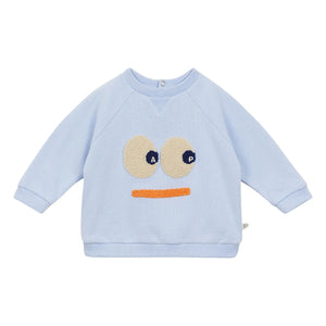 Arsène et Les Pipelettes - Gaetano organik pamuklu sweatshirt | Mavi