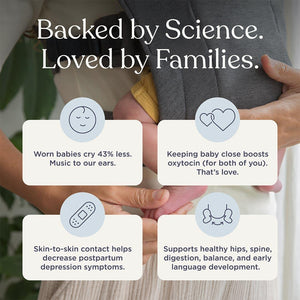 Ergobaby Embrace Newborn Carrier - Pure Black-Baby Carriers- | Natural Baby Shower