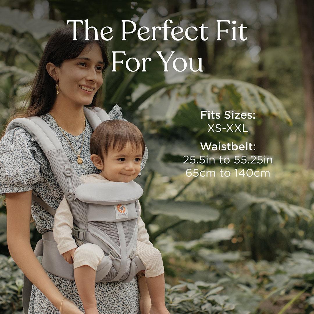 Ergobaby Omni Classic Cool Air Mesh Carrier - Onyx Black-Baby Carriers-Black- | Natural Baby Shower