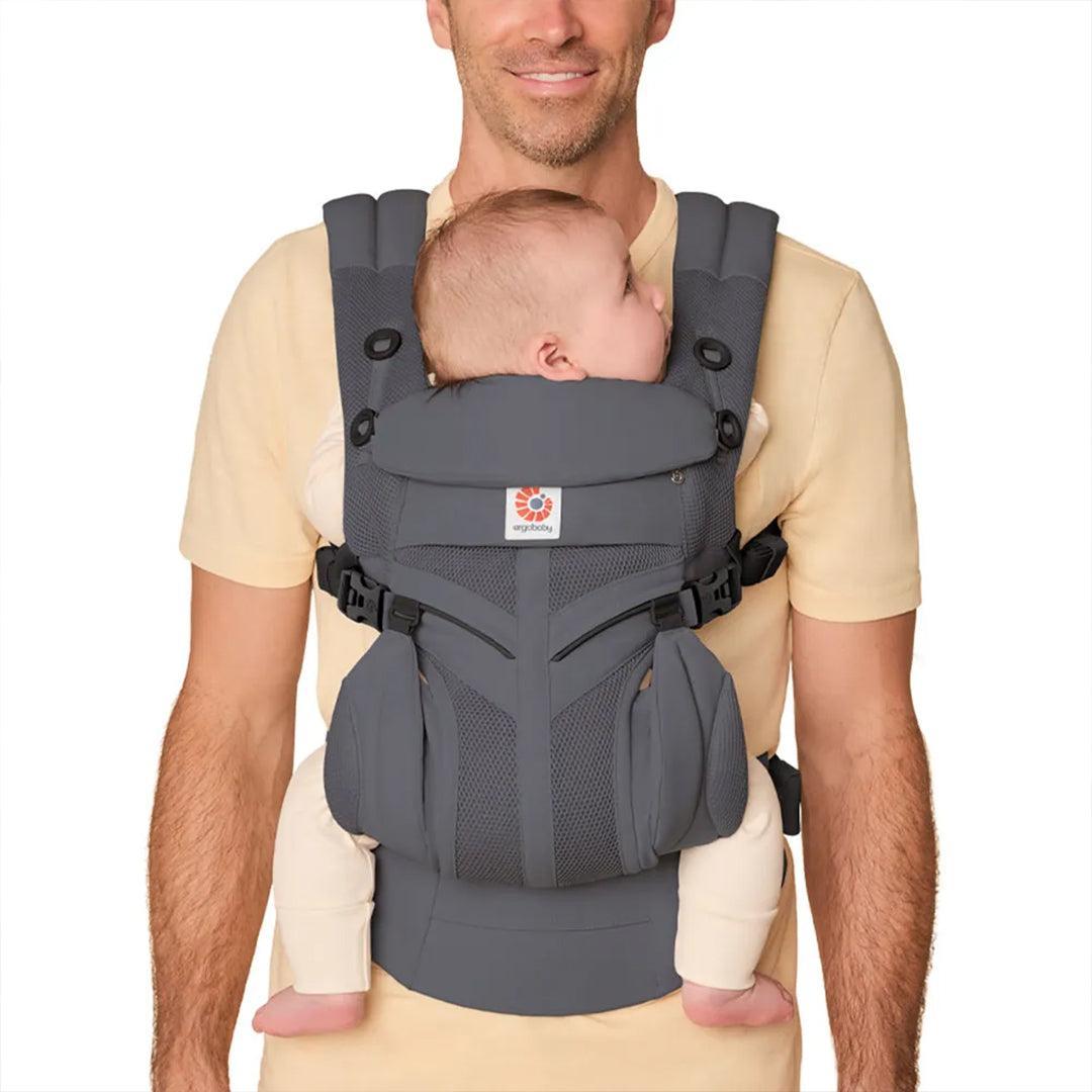 Ergobaby Omni Classic Mesh Baby Carrier - Charcoal Grey-Baby Carriers-Charcoal Grey-One Size | Natural Baby Shower