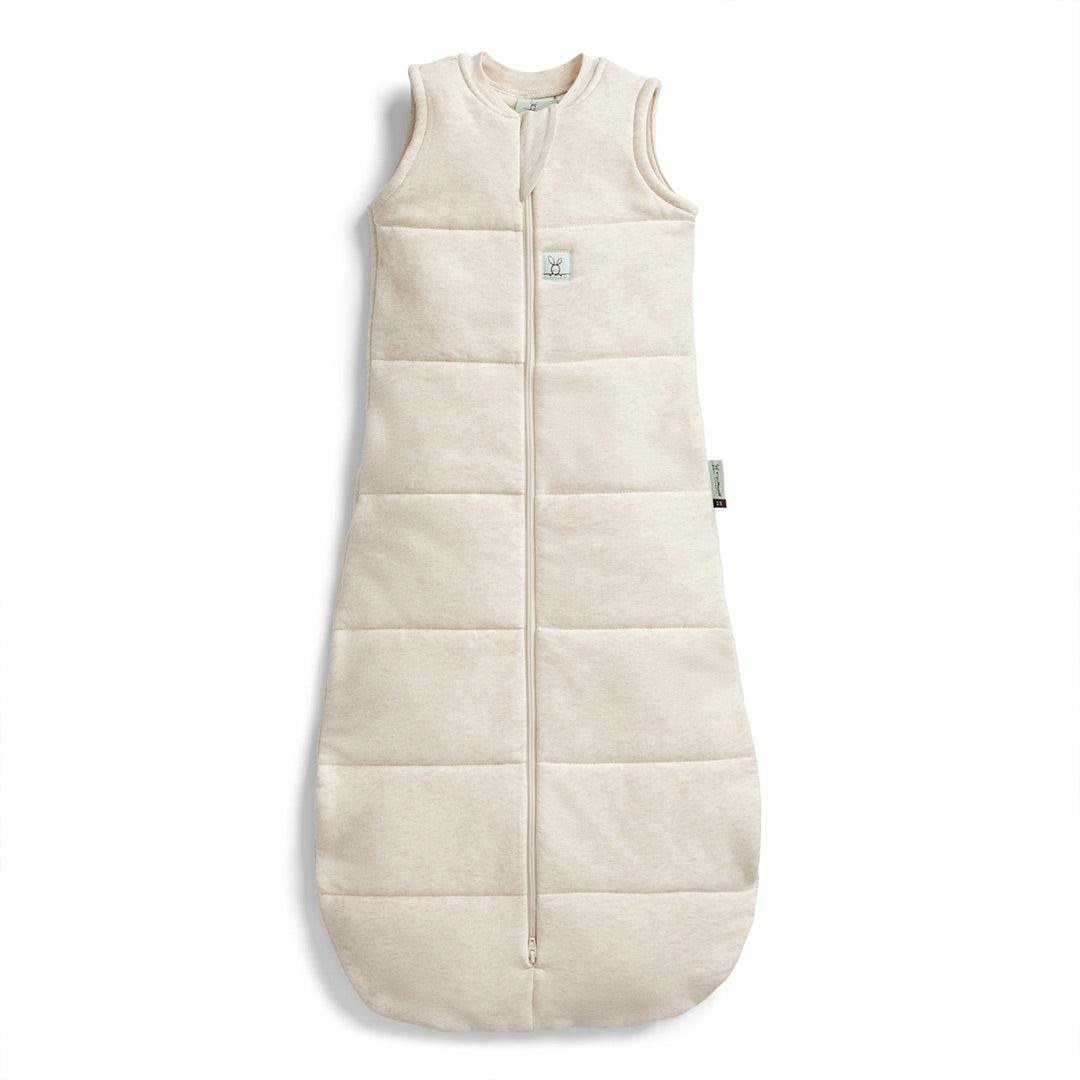 ergoPouch Organic Winter Jersey Sleeping Bag - 2.5 TOG - Oatmeal-Sleeping Bags-Oatmeal-3-12m | Natural Baby Shower