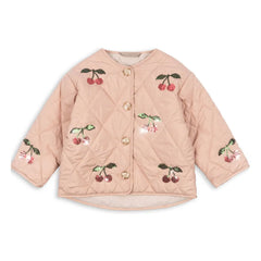 Konges Sløjd - Sequins Flora Cerises Kapitone Ceket | Pembe