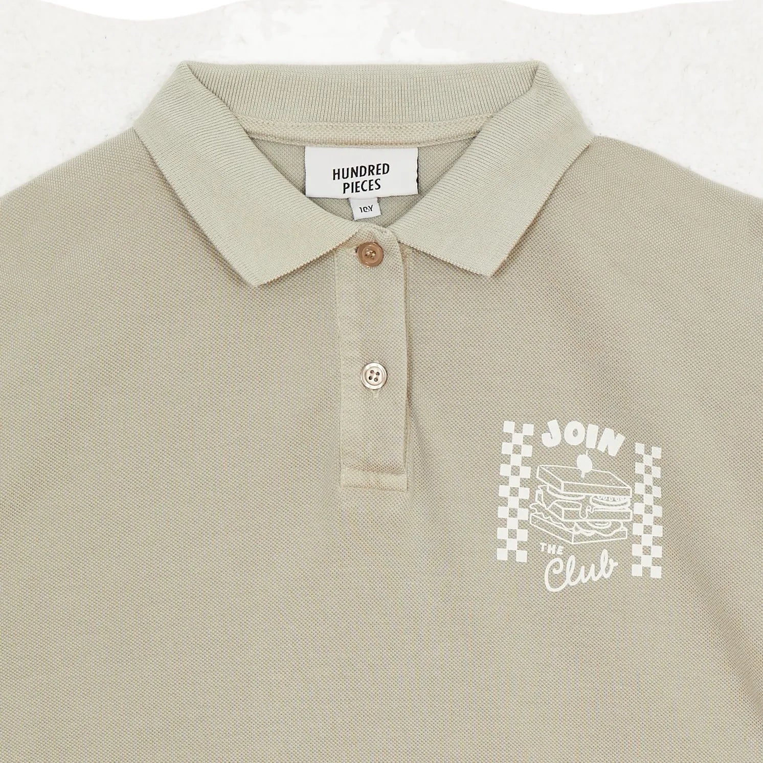 Hundred Pieces - Ozzie Club Sandviç Organik Pamuklu Polo Gömlek | Bej