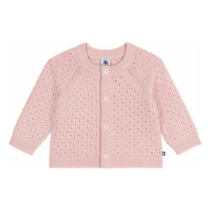 Petit Bateau - Soluk Pembe Yün Hırka