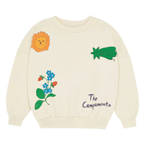 The Campamento - Oversize sweatshirt The Campamento | Ecru