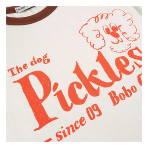 Bobo Choses - The Dog Pickles Organik pamuklu T-shirt | Beyaz