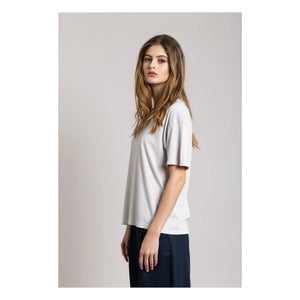 Smallable Woman - Hana organik pamuklu T-shirt | İnci grisi