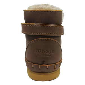 Donsje - Klasik Dubu Ayıcıklı Kürklü Botlar | Kahverengi