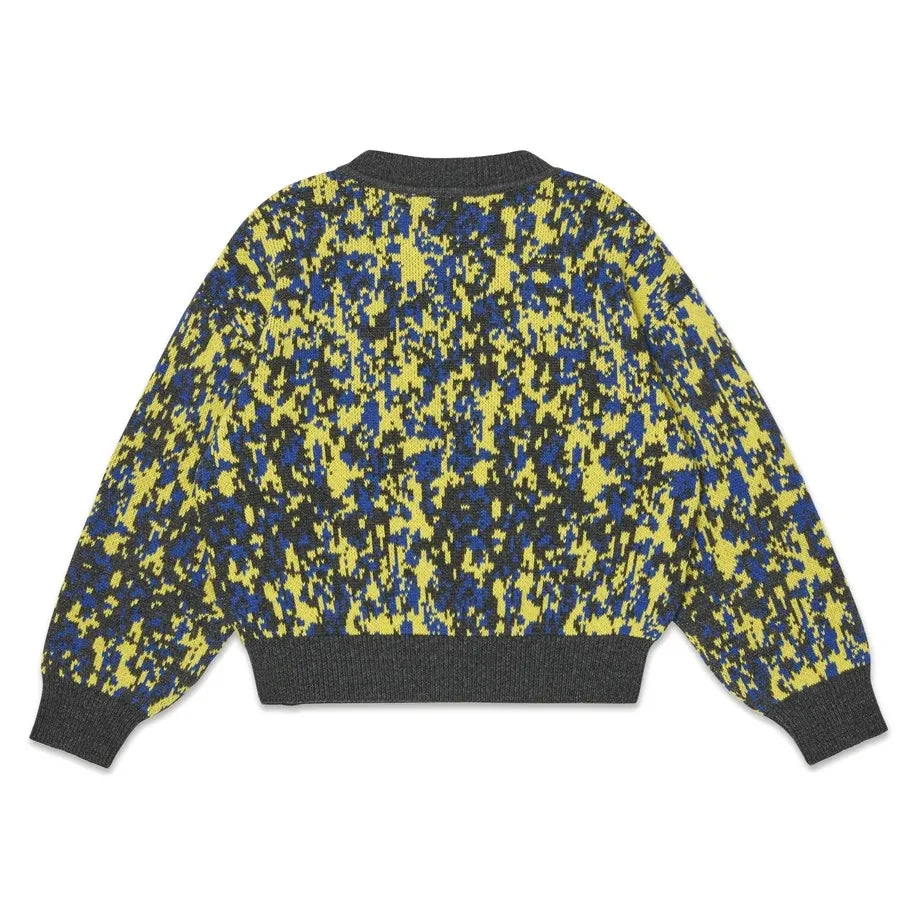 Main Story - Organik Pamuk Jakarlı Sweatshirt | Gece mavisi
