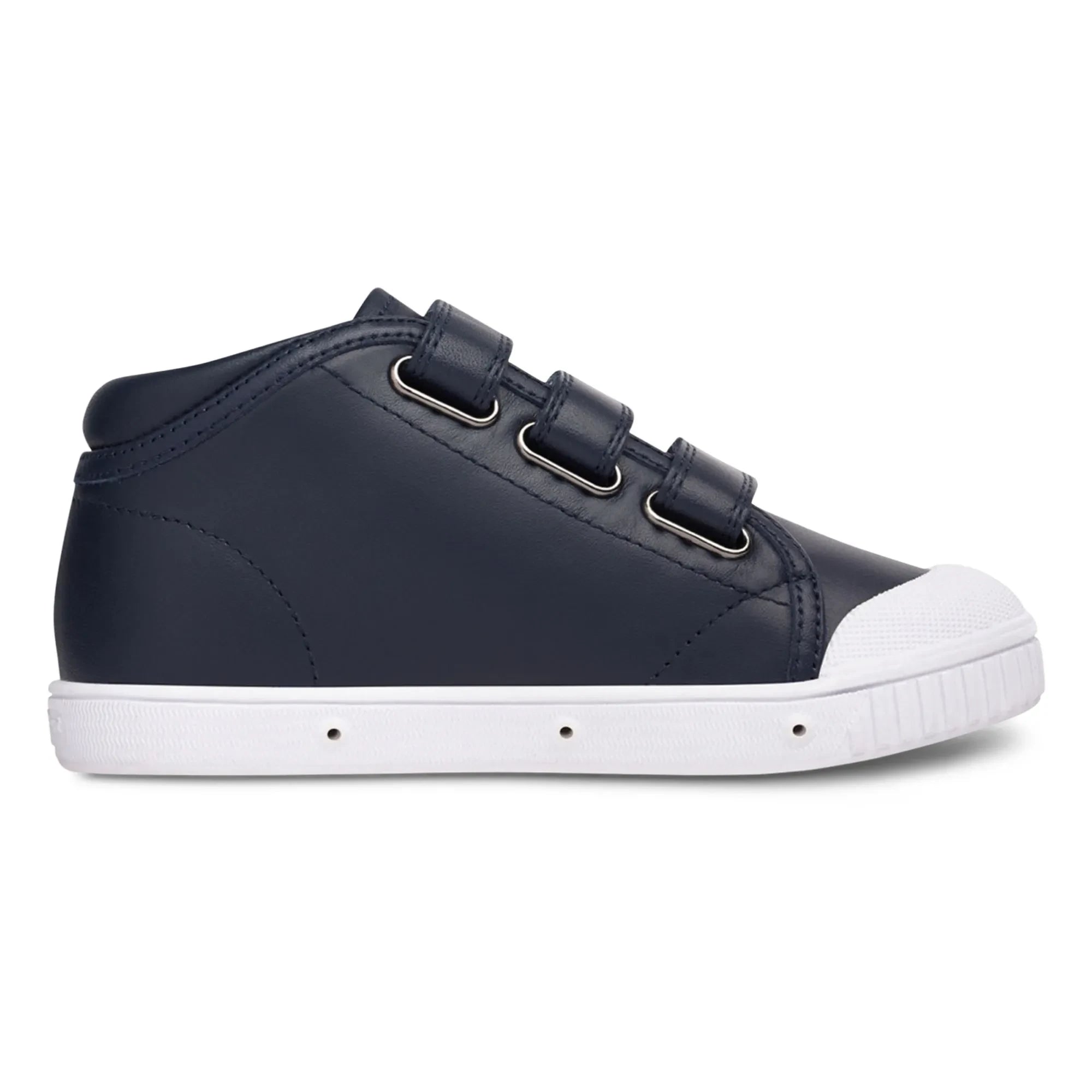 Spring Court - B2 Nappa Yüksek Bilek Cırt Cırtlı Sneakers | Lacivert
