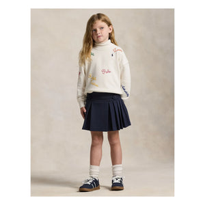 Ralph Lauren - Pileli etek | Lacivert