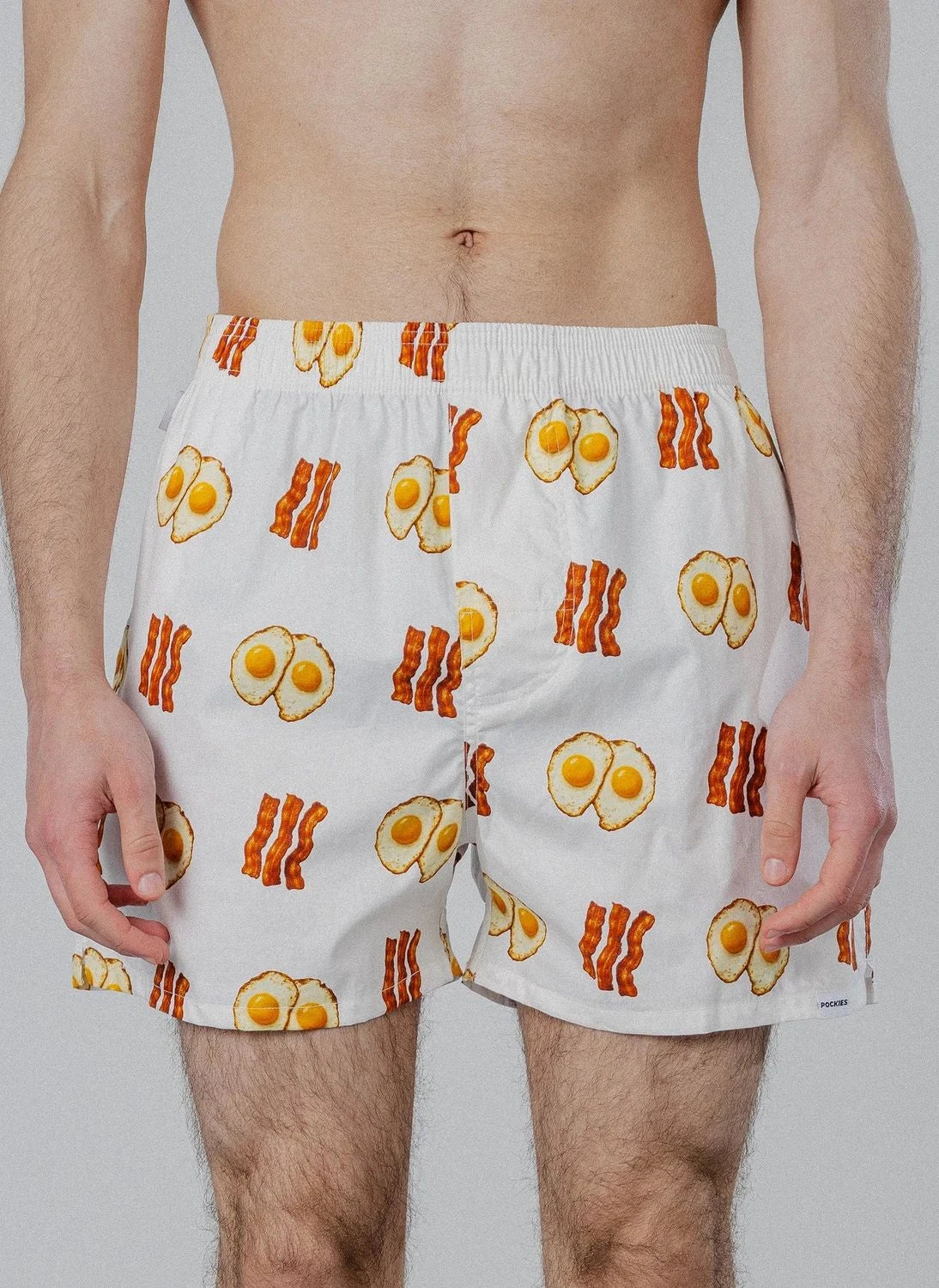 Pockies - Kahvaltı Boxer Şort | Beyaz