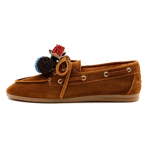 Toral - Nahua Süet Loafer Ayakkabı | Kahverengi