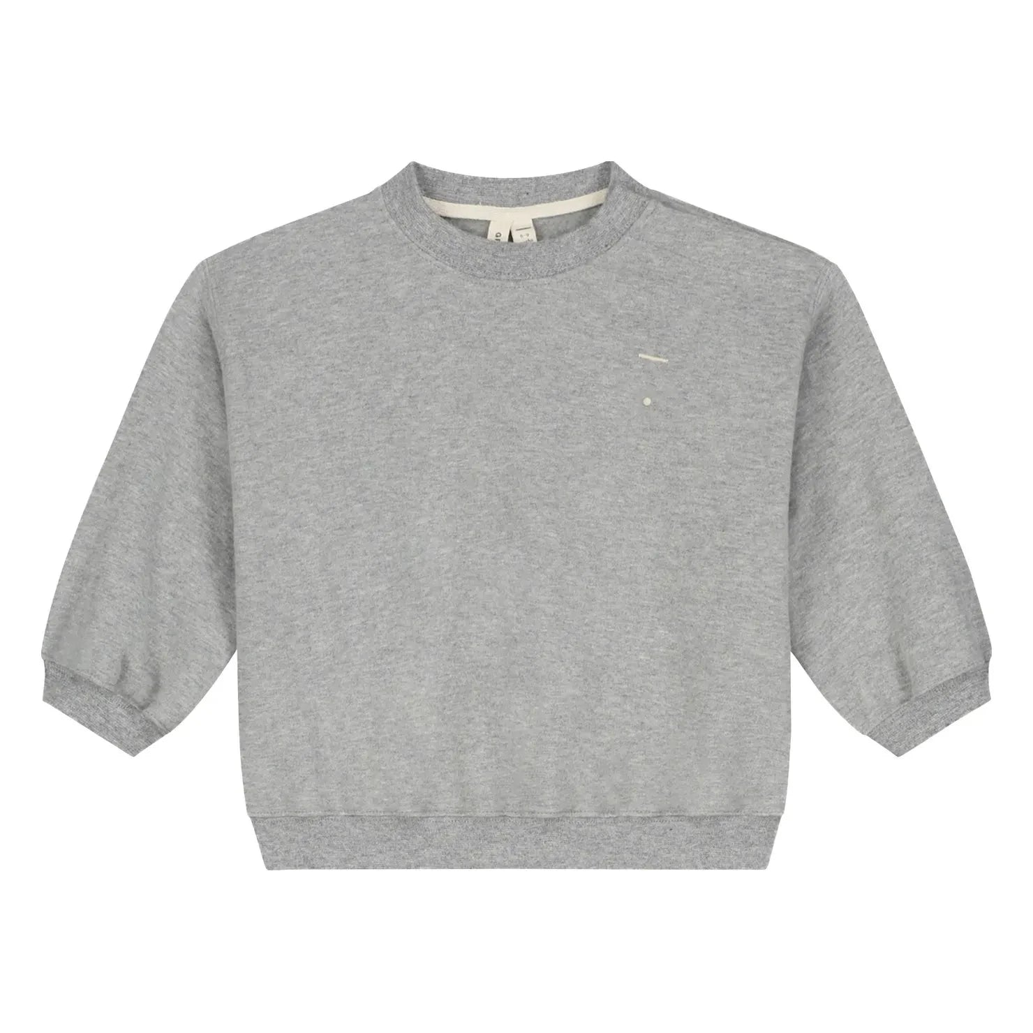 Gray Label - Mini organik pamuklu sweatshirt | Açık gri