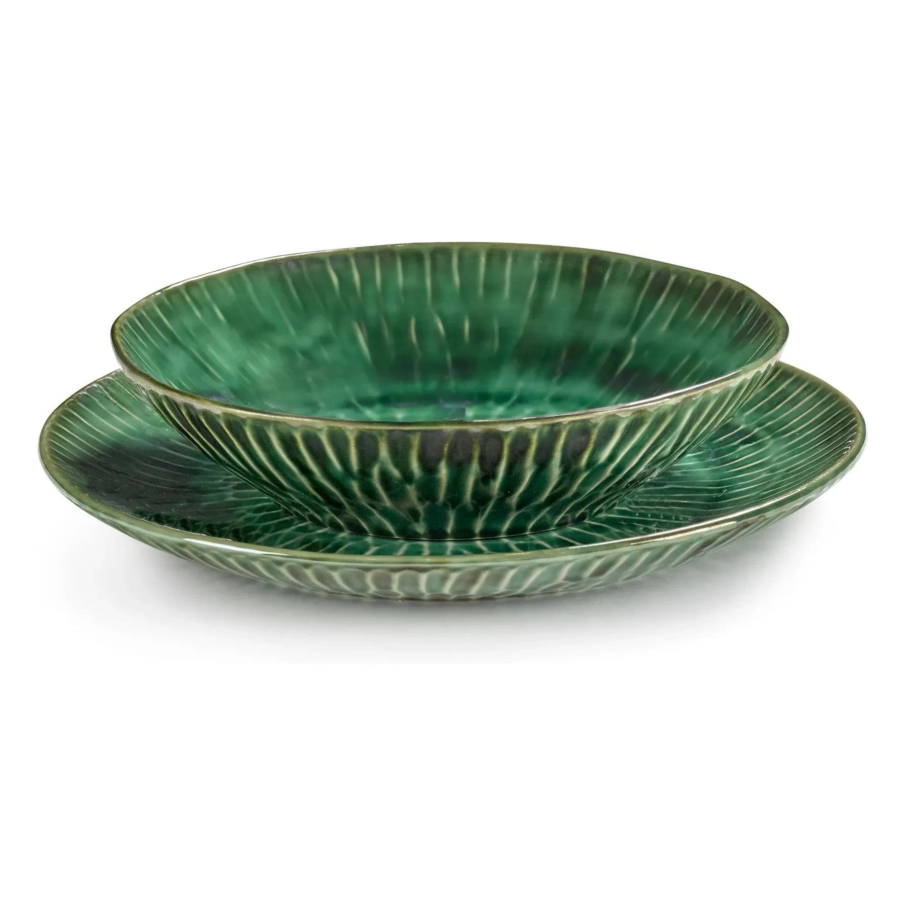 Serax - Plats Verde Lanza, Pascale Naessens - 2'li Set | Yeşil