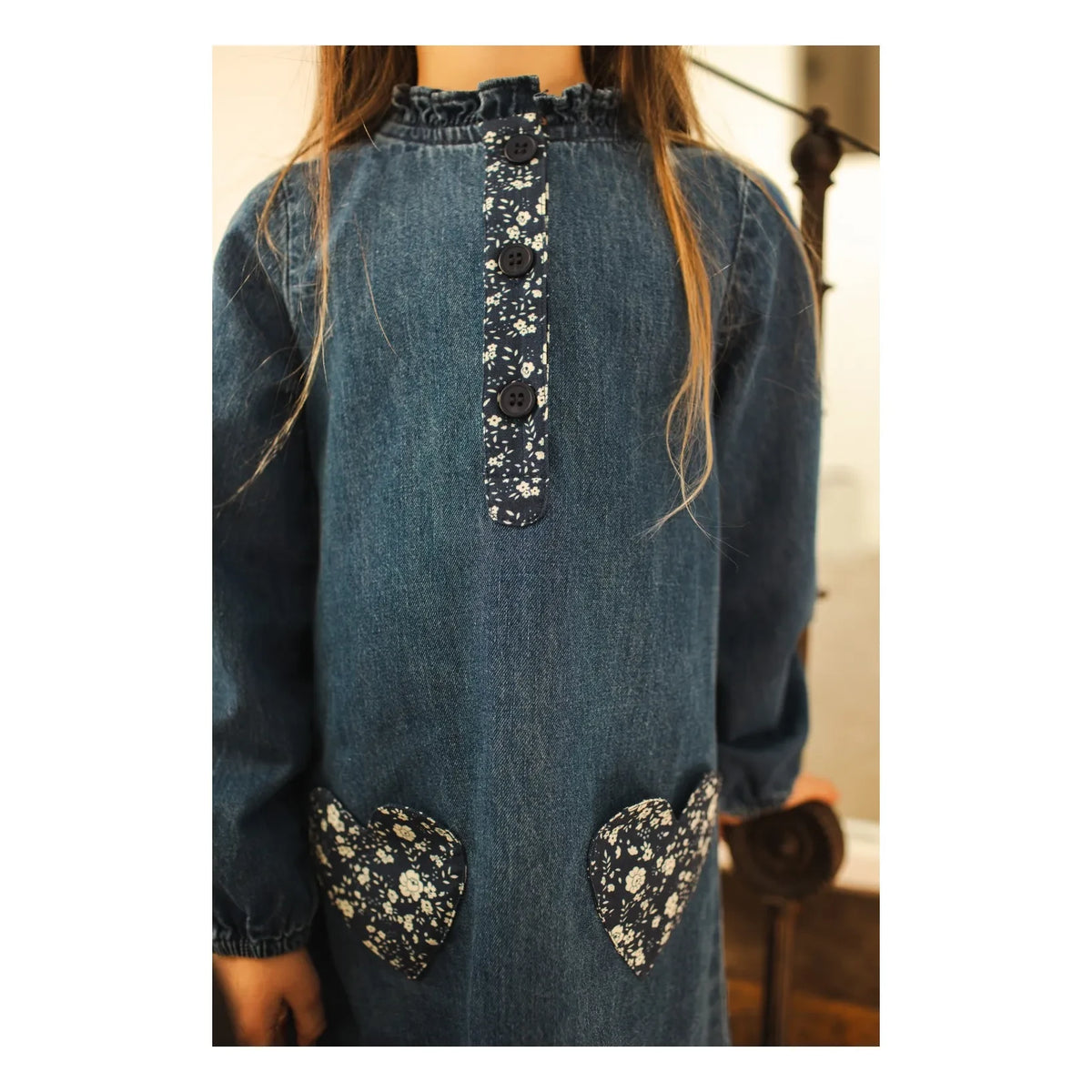 Louis Louise - Sylvie Denim Elbise | Mavi