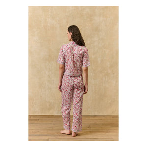 Louise Misha - Louka organik pamuk pijama | Pembe