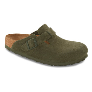 BIRKENSTOCK - Boston Dar Kalıp Terlikler - Yetişkin Koleksiyonu | Haki