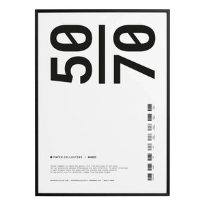 Paper Collective - Ahşap çerçeve | Siyah