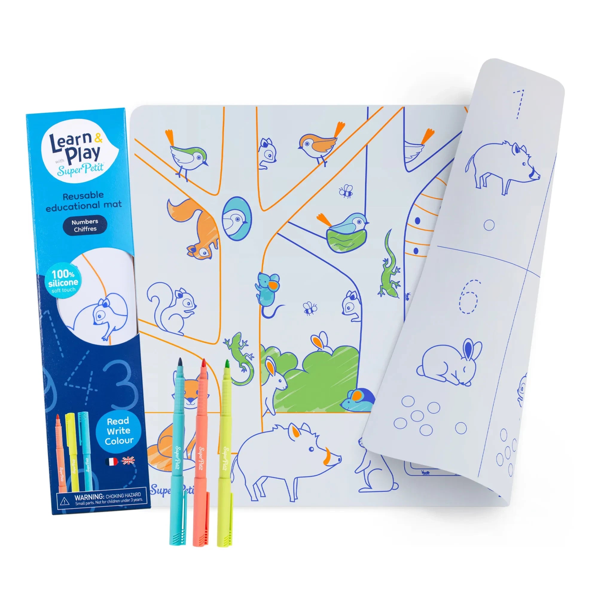 Superpetit - Sayılar boyama placemat