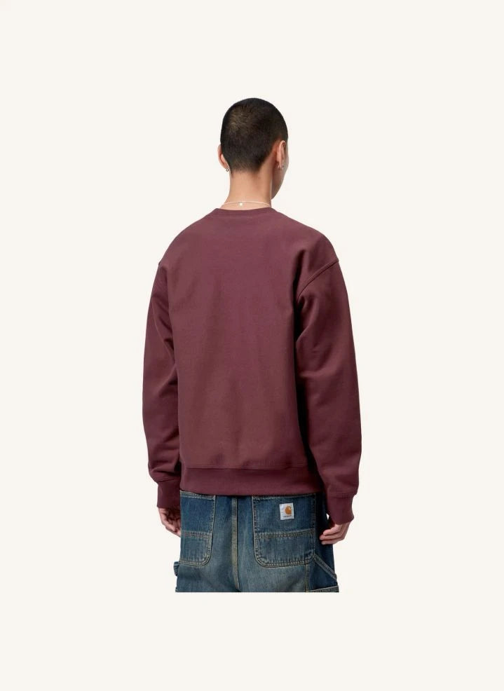 Carhartt WIP - American Script Sweatshirt | Bordo