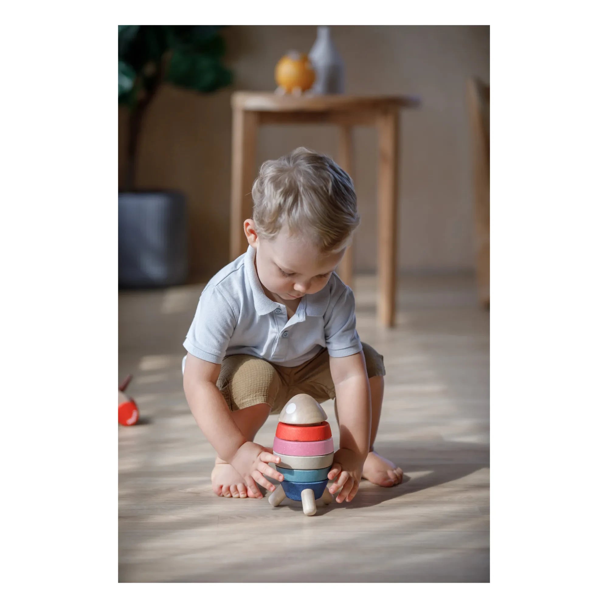 Plan Toys - Tendresse İstiflenebilir Roket