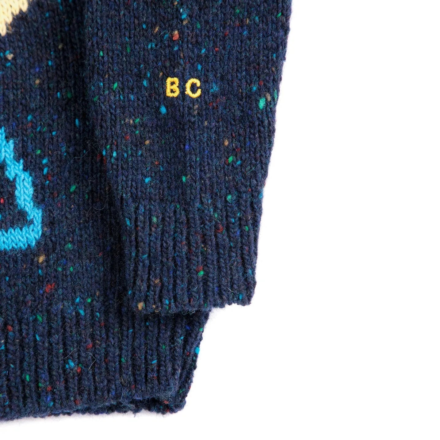 Bobo Choses - Baby Wool Saucer Kazak | Lacivert