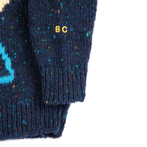 Bobo Choses - Baby Wool Saucer Kazak | Lacivert