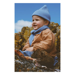 Hvid - Fonzie bere Merinos yünü | Açık Mavi
