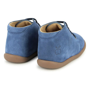 Pom d'Api - Ayakta Nubuk botlar | Denim mavisi