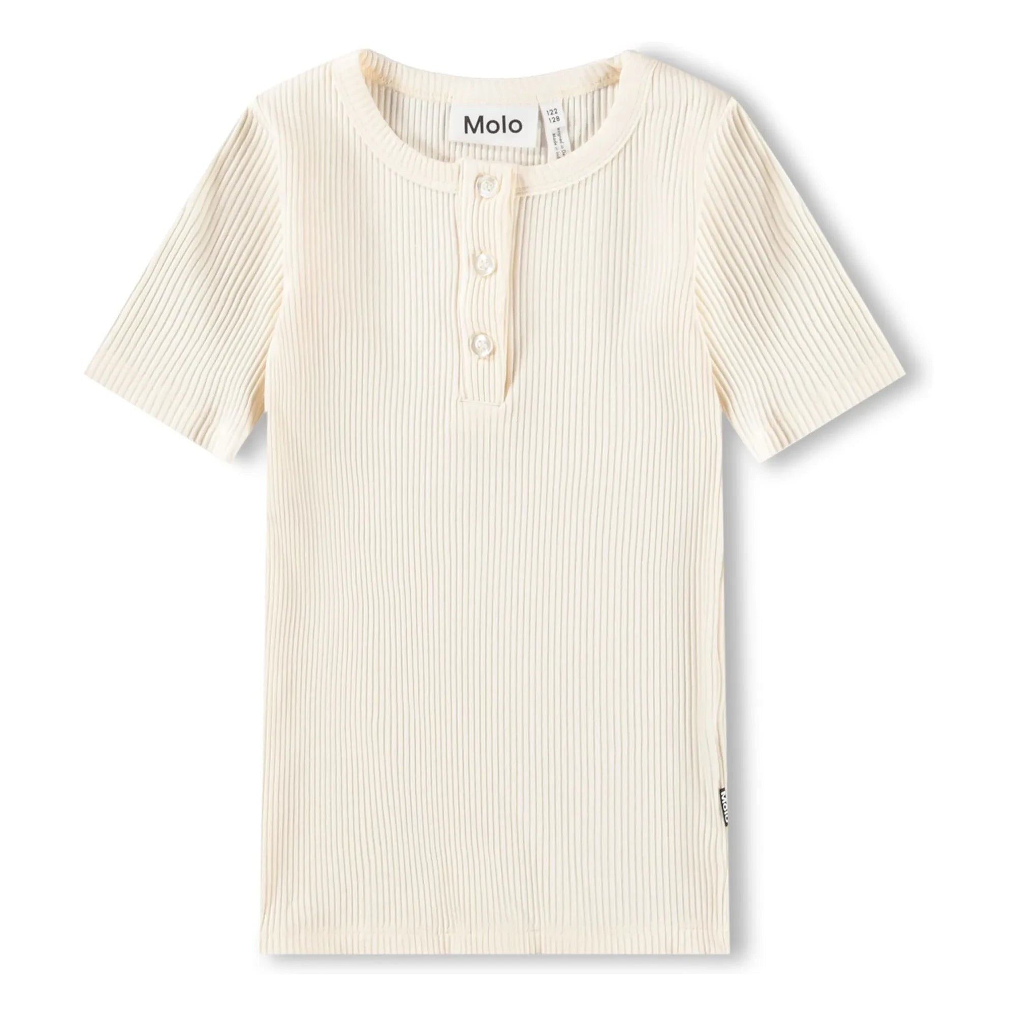 Molo - Rosey fitilli düğmeli T-shirt | Ivory