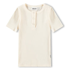 Molo - Rosey fitilli düğmeli T-shirt | Ivory