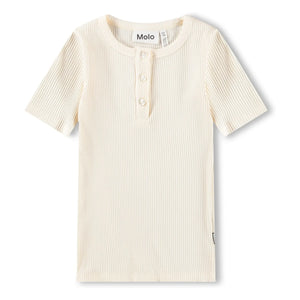 Molo - Rosey fitilli düğmeli T-shirt | Ivory